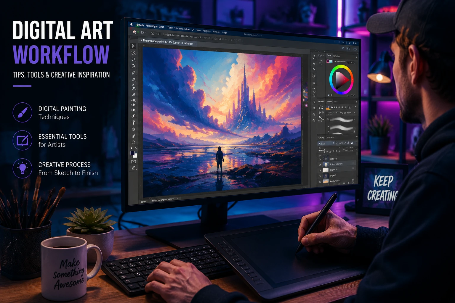 براش فتوشاپ چیست؟ آشنایی کامل با کاربردهای Photoshop Brush
